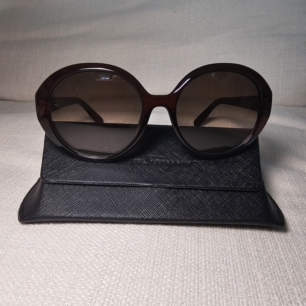 Salvatore Ferragamo 57MM Oval Sunglasses